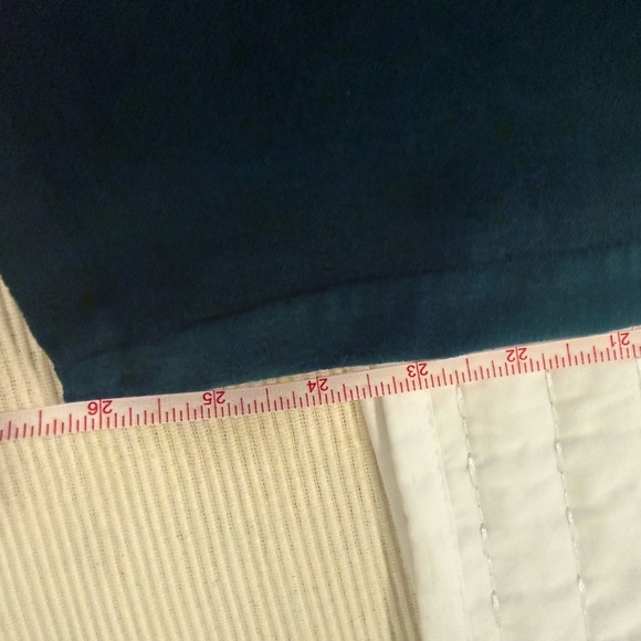 d&co Denim & Co Petite Velvet Feel Pants Green Straight Leg Women’s XSP - Picture 4 of 10